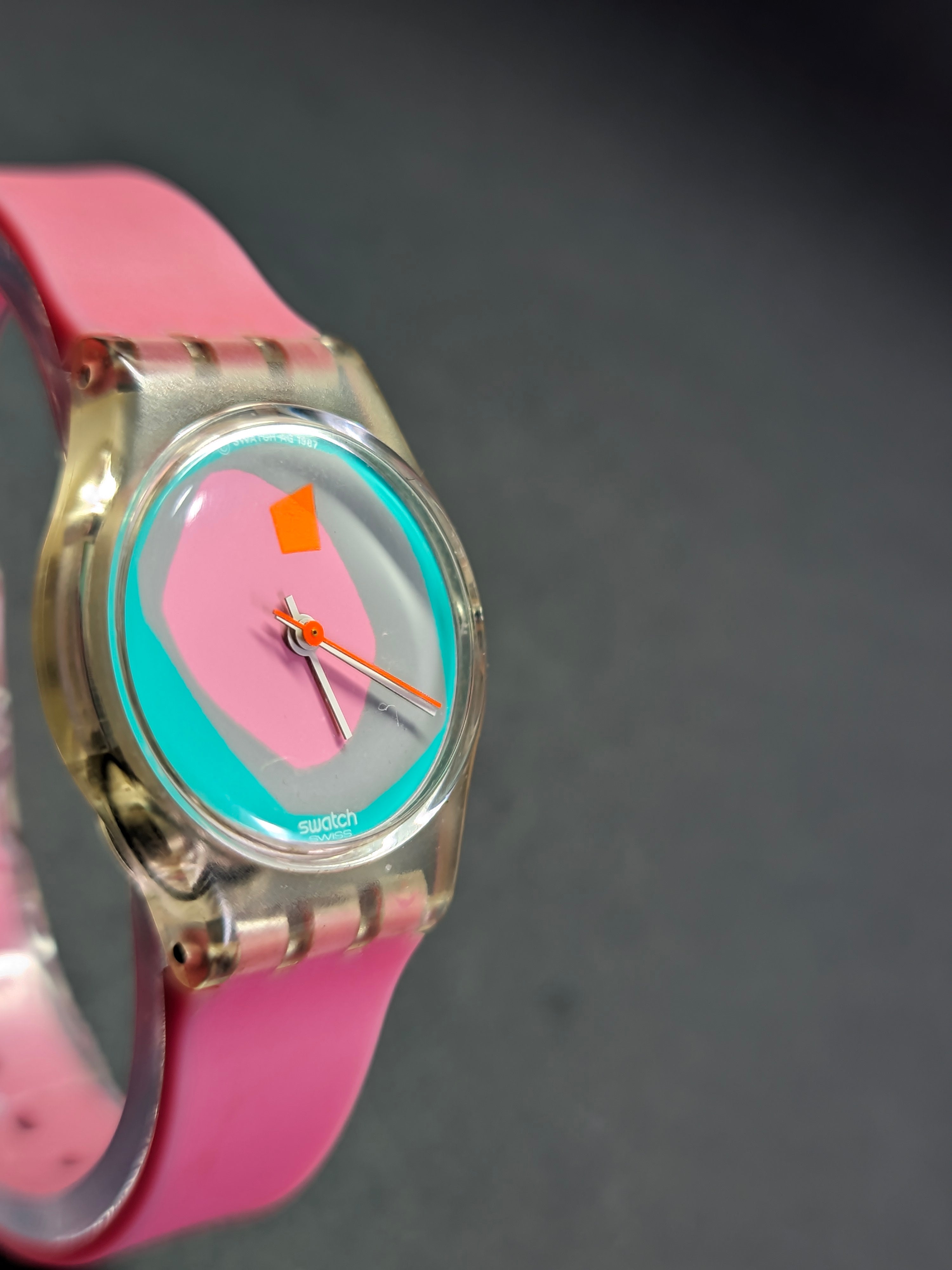 Vintage 1987 Swatch Lady LK109 LUNA DI CAPRI