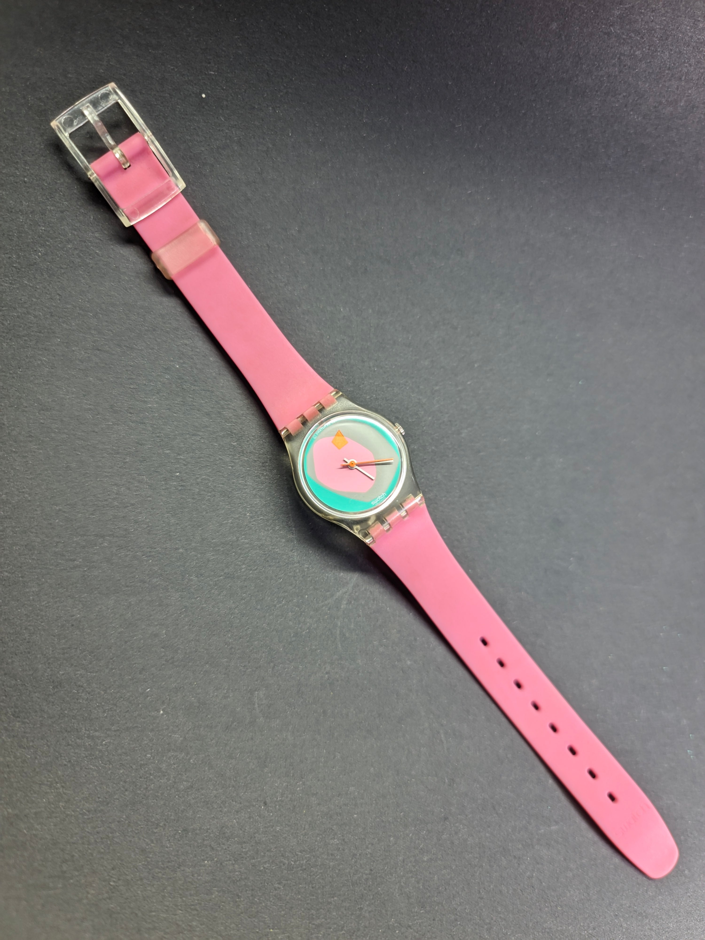Vintage 1987 Swatch Lady LK109 LUNA DI CAPRI